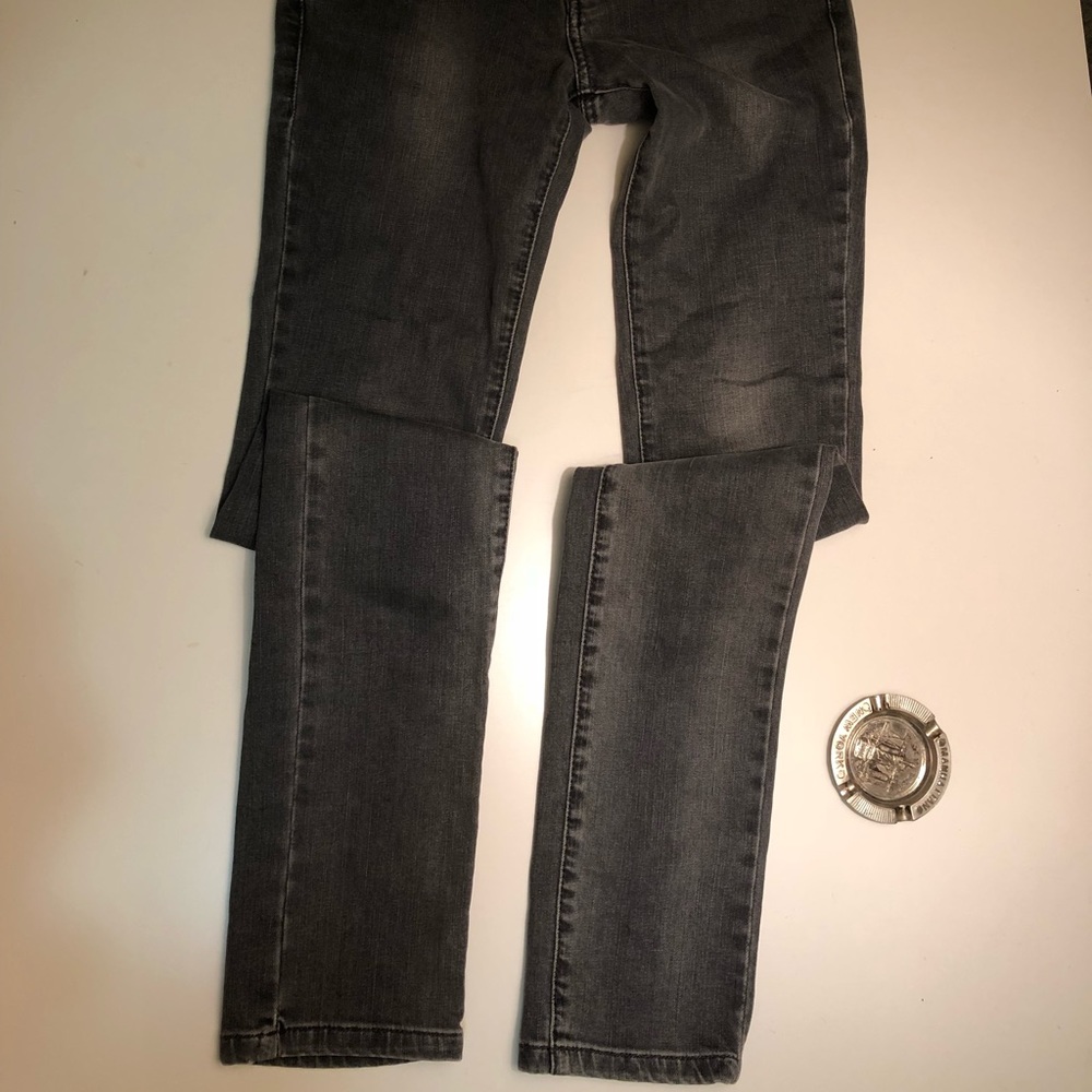 Grey denim street-style tight jeans - Picture 3 of 8